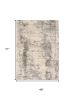 4' X 6' Ivory And Blue Area Rug