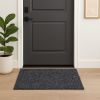 3' X 5' Black Heather Indoor Shag Rug