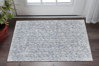 3' X 5' Slate Heather Indoor Shag Rug