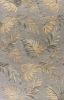 3' X 4' Gray Wool Botanical Leaves Hand Tufted Area Rug