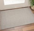 3' X 5' Oatmeal Beige Wool Chevron Hand Woven Area Rug