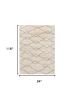 7' X 9' Gray and Ivory Area Rug