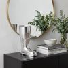 16" Silver Buffed Aluminum Tabletop Sculpture