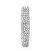 40" Aluminum Silver Twigs Cylinder Floor Vase