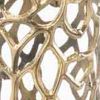 32" Aluminum Gold Twigs Cylinder Floor Vase