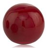 3" Red Aluminum Decorative Orb Tabletop Sculpture