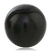 3" Black Enameled Aluminum Decorative Sphere