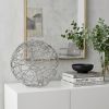 12" X 12" X 12" Silver Extra Large Wire Sphere