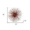 10" X 10" X 10" Red Large Spiked Sphere