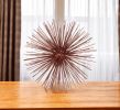 10" X 10" X 10" Red Large Spiked Sphere