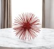 8" X 8" X 8" Red Medium Spiked Sphere