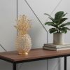 13" Gold and Faux Crystal Pineapple Tabletop Sculpture
