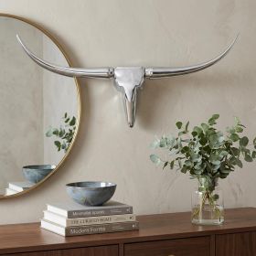 10" Silver Buffed Aluminum Decorative Wall Sculpture