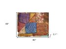 60" X 90" Multicolor Silk - Throw