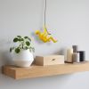 6" Yellow Unique Climbing Man With Rope Wall Art