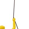 6" Yellow Unique Climbing Man With Rope Wall Art