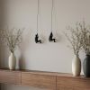 Set Of Two 6" Black Unique Climbing Men Wall Art