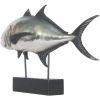 15" Multiple Colors Metal Hand Painted Sculpture