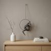 Athletic Man Hanging Ring Sculpture