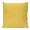 18" Mustard Yellow Tweed Textured Velvet Throw Pillow