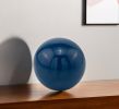 4" X 4" X 4" Blue Aluminum Classic Sphere