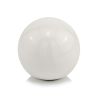 4" X 4" X 4" White Aluminum Sphere