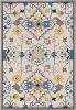 2' X 3' Ivory Southwestern Hand Tufted Area Rug