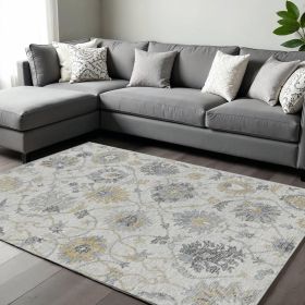 108 X 156 Ivory  Wool Rug