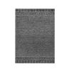 108 X 156 Grey Or  Black Wool Rug