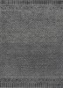 108 X 156 Grey Or  Black Wool Rug