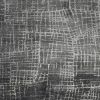 2' X 7' Grey Abstract Lines Runner Rug