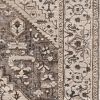5' X 8' Grey Vintage Traditional Indoor Area Rug