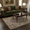 5' X 8' Grey Vintage Traditional Indoor Area Rug