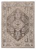 5' X 8' Grey Vintage Traditional Indoor Area Rug