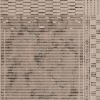5' X 8' Natural Brown Machine Woven Abstract Lines Indoor Area Rug