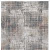 10' X 13' Grey Or  Brick Polypropylene And  Polyester Rug