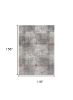 10' X 13' Grey Or  Brick Polypropylene And  Polyester Rug