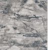 10' X 13' Grey Polypropylene And  Polyester Rug