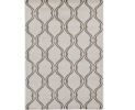 2' X 3' Sand Wavy Line Pattern Accent Rug