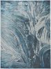 118 X 158 Silver Or  Blue Polypropylene Or Polyester Rug