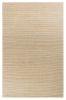 5' X 7' Ivory Hand Woven Jute And Wool Indoor Area Rug