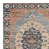 2' X 4' Blue Medallion Hand Woven Area Rug