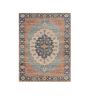 2' X 4' Blue Medallion Hand Woven Area Rug