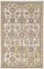 2' X 3' Ivory Wool Floral Vines Area Rug