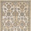 2' X 3' Ivory Wool Floral Vines Area Rug