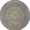 108 X 108 Slate Grey Wool Rug