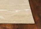 5' X 7' Beige Hand Tufted Abstract Indoor Area Rug