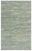 5' X 7' Seafoam Blue Hand Tufted Abstract Indoor Area Rug