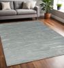 5' X 7' Slate Grey Hand Tufted Abstract Indoor Area Rug