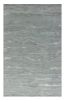 5' X 7' Slate Grey Hand Tufted Abstract Indoor Area Rug